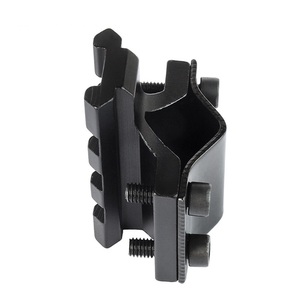 Universal Ultra-Low Profile Tube Clamp Mount 12-28mm Multi-Size Aluminum Alloy 20mm Base Outdoor Optics Holder - Product Image 3
