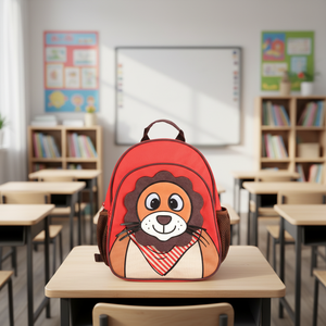 Zaino Unisex Impermeabile alla Moda con Animali 3D in Poliestere 600D, Chiusura con Cerniera - Product Image 3