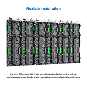 Pantalla LED gigante de alquiler para interiores y exteriores 4K IP65 con empalme sin interrupciones, fondo de escenario, video wall P3.9 con animación - Product Image 6