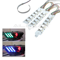 2015-2017 Mustang DRL Modifications de phares LED Daytime Running Light RGB Kit avec Demon Eyes 12V Contrôlé par Phone App