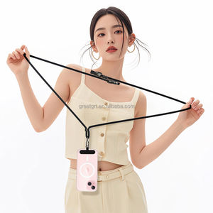 Cordón de teléfono 4 en 1, Cables de carga, collar Dacron ajustable, correa para teléfono móvil, cables USB C para <span class=keywords><strong>Samsung</strong></span> S24 iPhone 16 - Product Image 1