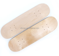 Planche de skateboard vierge en érable chinois 7 plis, 8,0 pouces, avec logo personnalisé, teinte en plis, double rocker, roulements ABEC-9, vente en gros à bas prix
