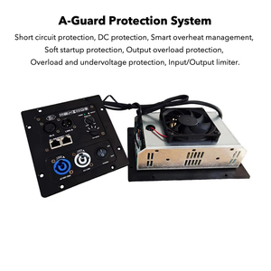 DIY低音炮平板放大器<span class=keywords><strong>2</strong></span>通道数字信号处理器功率放大器专业D类放大器模块，用于有源扬声器线阵列 - Product Image 4