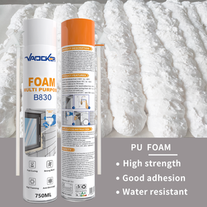 Mousse expansive de construction en polyuréthane PU de 750 ml, blanche, pour le remplissage et l'étanchéité des cadres de fenêtres et de portes, isolation thermique, CE - Product Image 6