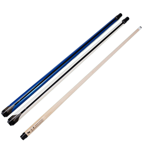 Two-Piece High Quality Handmade Stainless Steel Maple Snooker Cue 12.5mm Tip 58inch Predator 19oz - Product Image 1