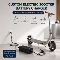 Scooter électrique personnalisé 4A 36V 42V 48V 60V chargeur de scooter électrique chargeur de scooter électrique