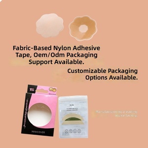 Coussinets de soutien-gorge en silicone, autocollants pour les seins pour la natation - Imperméables, antidérapants, auto-adhésifs, en tissu tissé, ultra-fins - Product Image 2