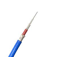 Cable triaxial de colores personalizados TRX142 TRX179 TRX316 RF Flexible Triax Cables de comunicación de baja pérdida 50ohm Conductor trenzado
