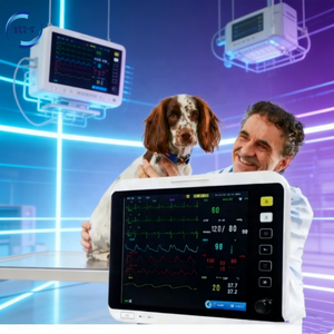 Monitor Veterinario Portátil Multifuncional con Accesorios Completos, Incluyendo Sonda, Cable y Brazalete, para Hospital <span class=keywords><strong>de</strong></span> Animales - Product Image 1