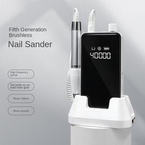 <span class=keywords><strong>Machine</strong></span> à ongles électrique sans fil professionnelle 40000 tr/min, pièce à main portable sans balais, puissante et sans fil - Product Image 5