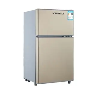 US ตู้เย็นปลั๊กมาตรฐาน ตู้เย็นในครัวเรือนอพาร์ทเมนท์ 2 ประตู ตู้เย็นขนาดกะทัดรัด