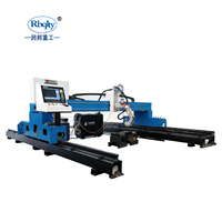 Cortadora de Bisel por Plasma CNC para Acero Inoxidable, Acero al Carbono y Metal, Modelo Rbqlty Gantry, Certificación CE ISO, Ancho de Corte de 1500 mm