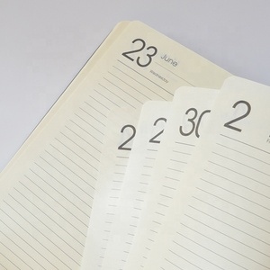 Planificador de Agenda mensual de tamaño A5 personalizable, nuevo diario de cuero de tapa dura, cubierta de PU, cuaderno de <span class=keywords><strong>calendario</strong></span> de inserción de <span class=keywords><strong>bolsillo</strong></span> personalizado - Product Image 5