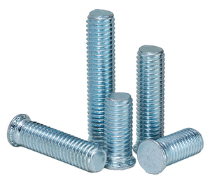 M2.5 M3 M4 M5 M6 M8 Vis à riveter à pression à tête <span class=keywords><strong>plate</strong></span> en acier galvanisé Goujons auto-serrants - Product Image 1