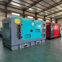 Grupo Electrógeno Diésel de 50 kVA, 100 kVA, 200 kVA, 40 kW, 80 kW, Súper Silencioso, Trifásico, 50 Hz/60 Hz, Insonorizado, Arranque Eléctrico Industrial
