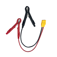 Câble de démarrage rapide XT90 vers borne de batterie à courant élevé pour démarrage d'urgence automobile, compatible avec les systèmes solaires et les modèles RC