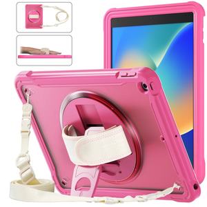 Funda para Tablet Infantil para <span class=keywords><strong>iPad</strong></span> <span class=keywords><strong>9</strong></span> 8 7 Generación 2021 2020 2019 <span class=keywords><strong>10</strong></span>.<span class=keywords><strong>2</strong></span> Pulgadas con Correa de Mano - Product Image 1