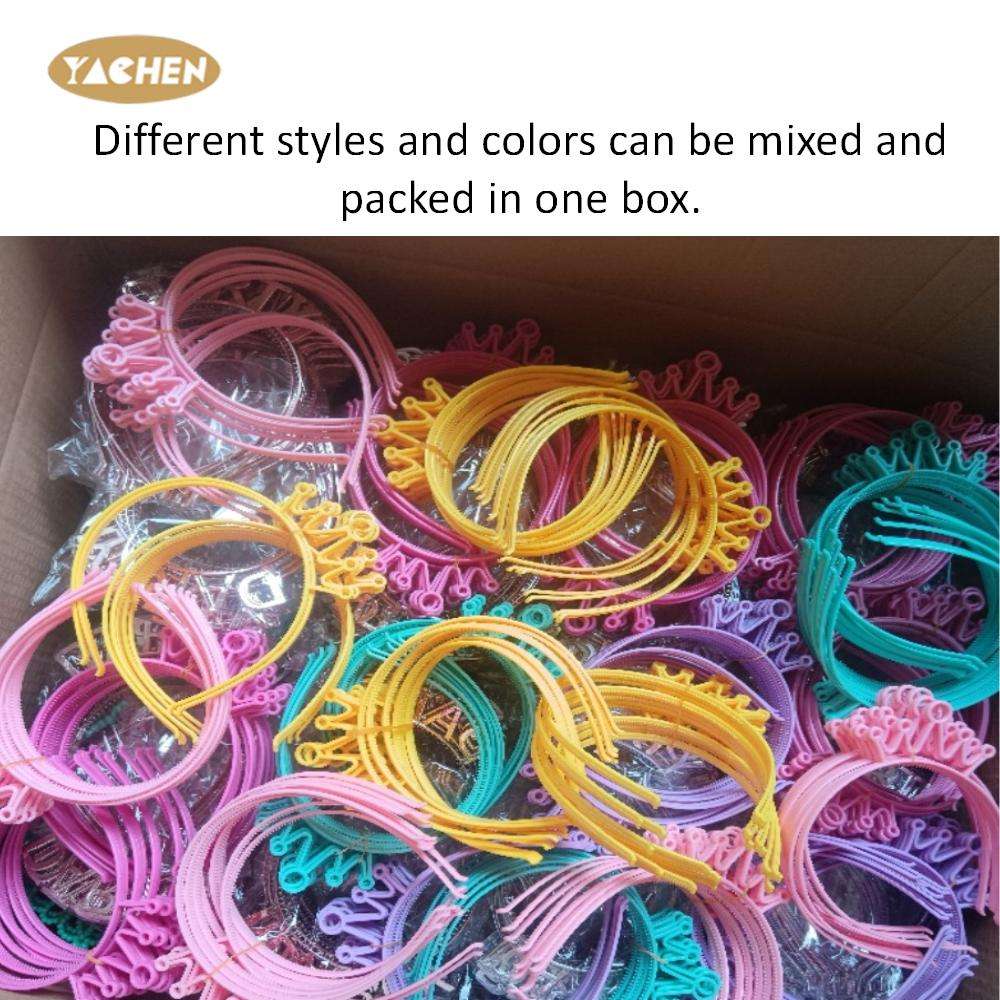 YACHEN Girls Plastic Unicorn Party Hair Accessories Unicorn Birthday Headbands Decoration for Birthday Cosplay Party Supplies