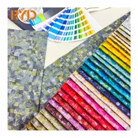 Holland Velvet Polyester Foil Home Textile Stoff für Weich und Vorhang vergoldet