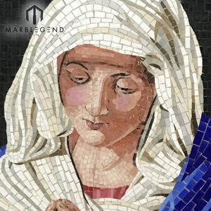 Diseño personalizado arte <span class=keywords><strong>de</strong></span> pared <span class=keywords><strong>de</strong></span> mosaico decoración religiosa monja <span class=keywords><strong>de</strong></span> mosaico <span class=keywords><strong>de</strong></span> vidrio arte Mural - Product Image 5