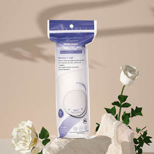 LMLTOP Almohadillas de Algodón Natural de la <span class=keywords><strong>Mejor</strong></span> Calidad Almohadillas Faciales de Algodón al por Mayor Desmaquillantes Almohadillas de Algodón de Tela de 3 Capas SY462 - Product Image 1