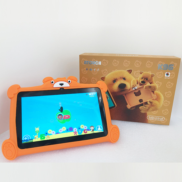 China's Cheap 7-Inch K96 Children's Tablet for Kids Android 5.0 1GB RAM 8GB ROM Cute Educational Device with GSM Network