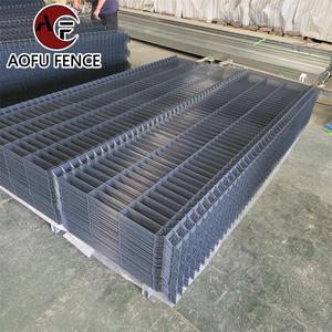 EU tiêu chuẩn 200*50 mét 3D an ninh Carbon thép hàng rào sơn tĩnh điện màu xanh lá cây OEM nhà sản xuất 3D hàn dây lưới Bảng điều chỉnh - Product Image 4