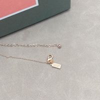 Nouveau Collier Tendance de Luxe KS en Cuivre avec Breloque en Cristal, Chaîne Maillons Plaqué Or, Design Cochon Mignon, Zircon Rose, Bijou Cadeau pour Femme