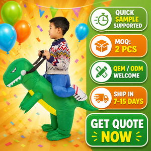 Costume Gonfiabile Personalizzato di Alta Qualità a Forma di Dinosauro per Halloween, per Bambini e Adulti, OEM ODM Etichetta Privata - Product Image 1