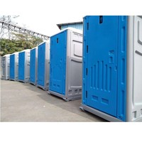 Toilettes mobiles temporaires pour chantier, conteneur direct, avec siège, douche et salle de bain intégrées, modèle moderne GHJC CL-S1