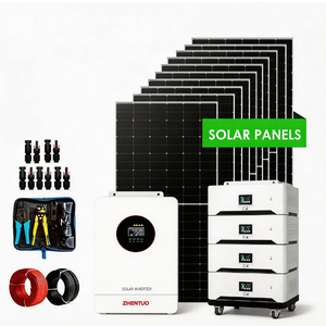 Système solaire photovoltaïque hors réseau résidentiel 1KW 2KW 3KW avec batterie, kit complet - Product Image 2