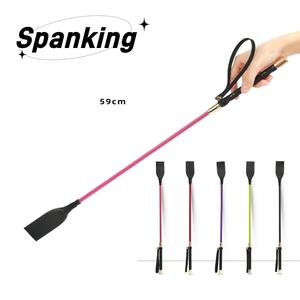 Giocattoli Sessuali SM, Frusta in Pelle Allungabile, Accessori Erotici per Coppie, Paddle SP, Frusta Nera per Discipline e Sculacciate - Product Image 3