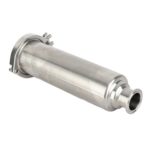 Filtro <span class=keywords><strong>de</strong></span> <span class=keywords><strong>Cartucho</strong></span> <span class=keywords><strong>de</strong></span> Acero Inoxidable 304 para Filtración <span class=keywords><strong>de</strong></span> Líquidos <span class=keywords><strong>de</strong></span> Cerveza, con Conexión Rápida <span class=keywords><strong>de</strong></span> Tubo Recto y Abrazadera - Product Image 1