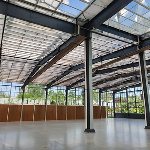 Cấu trúc thép mạ kẽm đúc sẵn khung thép tòa nhà vườn lưu trữ ngoài trời nhà kho thép xây dựng - Product Image 2