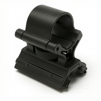 Support de montage magnétique tactique de 1 pouce à dégagement rapide pour lampe torche avec barre magnétique réglable