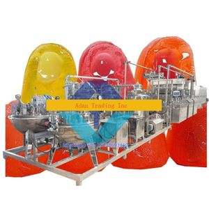 Extrudeuse automatique de fabrication de chocolat à anneau dur aigre-doux pour petits fruits bonbons gommeux machine depuis la maison - Product Image 5