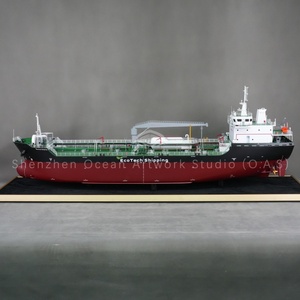 Modèle d'usine O.A.S. personnalisé de 160 cm, maquette de navire pétrolier <span class=keywords><strong>EcoTech</strong></span> pour souvenirs et cadeaux maritimes - Product Image 4
