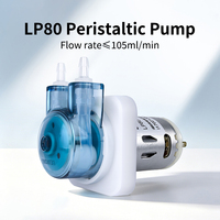 Pompe péristaltique médicale de dosage à faible pression Leirong LP80 DC, moteur électrique de haute qualité, 5W, faible coût, utilisation en laboratoire, OEM