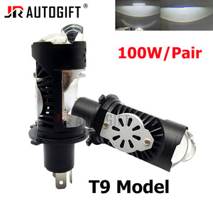 New Led <span class=keywords><strong>Mini</strong></span> H4 đèn pha Bóng đèn 100W 12V ống kính máy chiếu HI-LO chùm Fan Plug & Play phổ đồ đạc xe nâng cấp - Product Image 2