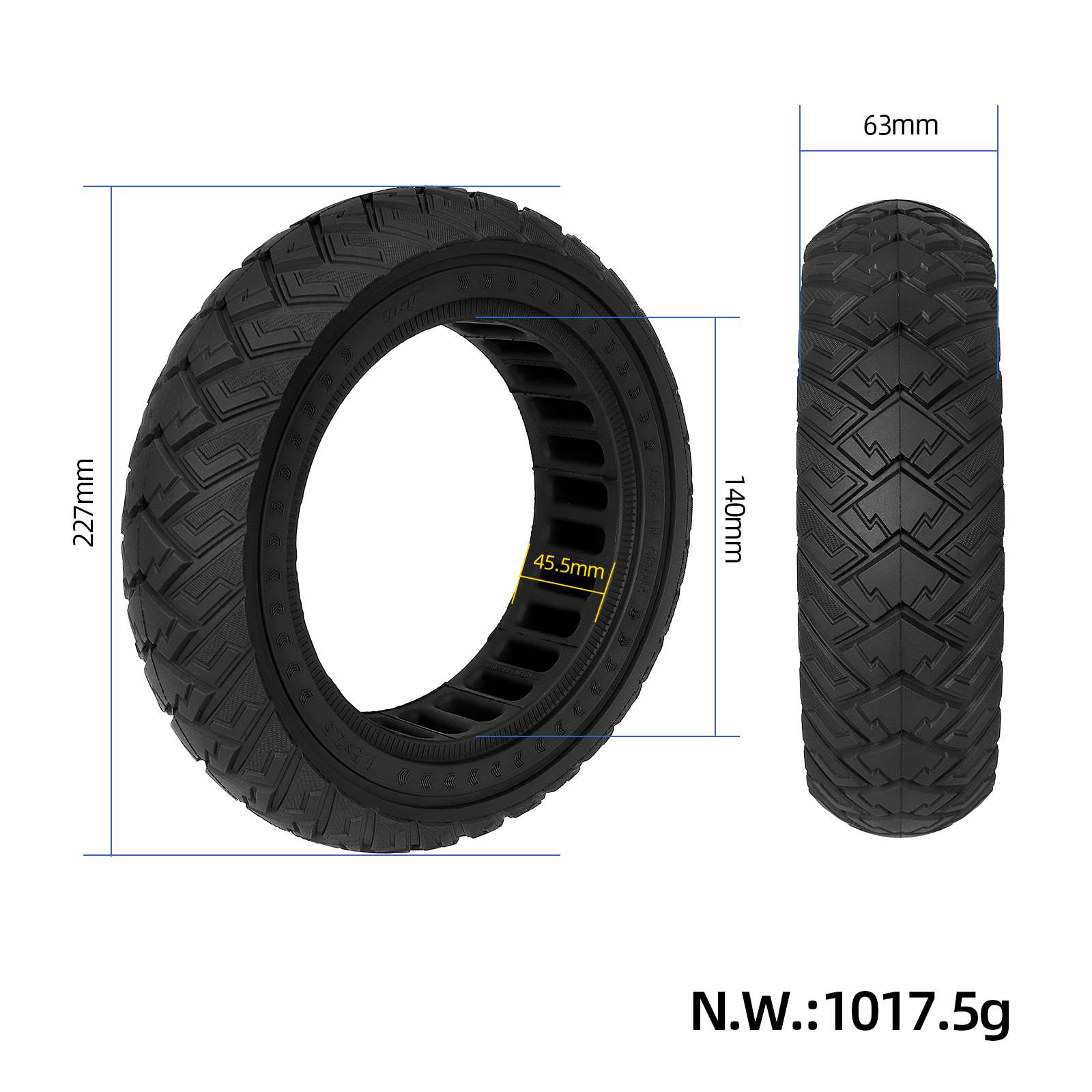 9.5*2.5 9.5*2.3 Ulip Solid Tire 2639.00