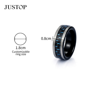 Anillos unisex OEM/OEM impermeables de acero inoxidable plateados con baño de oro, joyería de moda hipoalergénica, suministros de anillos de oro de 14k. - Product Image 6