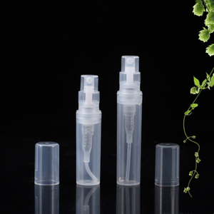 <strong>Mini</strong> Portable Travel Fine Mist Perfume Atomizer 2ml 3ml 4ml 5ml Transparent Black White Crimp Plastic Spray Bottle - Product Image 4