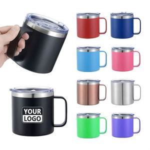Custom 12/14oz Stainless Steel Cups Modern Portable Double Vacuum Insulated <b>Bottles</b> for Water & <b>Coffee</b> - Product Image 1