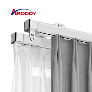Aroddy 29-108 inch Rèm cực bài hát & phụ kiện Rod và plafond núi đường ray theo dõi đôi Rèm cực bài hát - Product Image 1