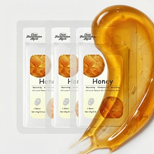 Masque facial en feuille de miel fermenté à marque privée OEM ODM, naturel, biologique, sans conservateur, hydratant, anti-rides, soin de la peau - Product Image 2