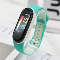 Montre connectée pour enfants en plastique étanche avec écran tactile, mignonne, dessin animé, fille, garçon, LED numérique, résistante à l'eau 20 BAR, loisirs, sport