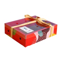 Boîte à plateau de panier-cadeau de fruits/noix avec couvercle paniers cadeaux de nourriture de fruits secs/frais Ramadan bonbons friandises boîte en papier de fruits et légumes