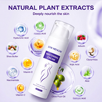 Lotion Pemutih & Pelembap Anti-Penuaan Label Pribadi, untuk Ketiak, Area Bikini, Lutut, Siku & Paha Bagian Dalam