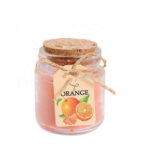 China Wholesale Bulk Canada Customised Unusual Clear Glass Candle Jars With Cork <b>Lids</b> - Product Image 6