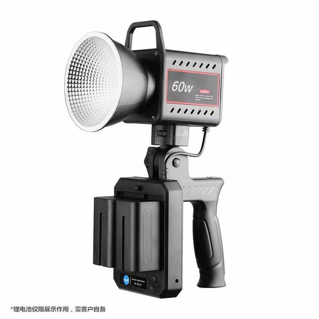 Led Video Light Battery Power Portable Bi-color for Camera Studio Photography 60w Led Video Light Cob Outdoor Shooting Light